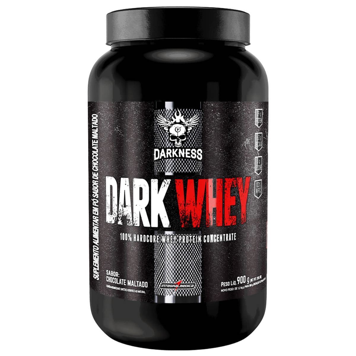 Dark Whey Darkness - 900g Chocolate Maltado - IntegralM�dica