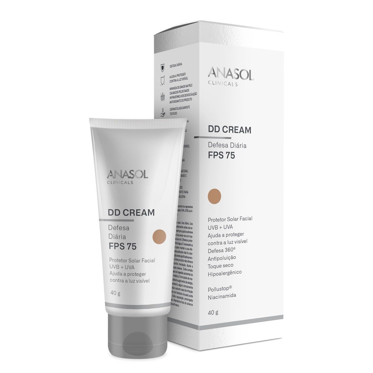 DD Cream Defesa Di�ria - 40g FPS 75 - Anasol