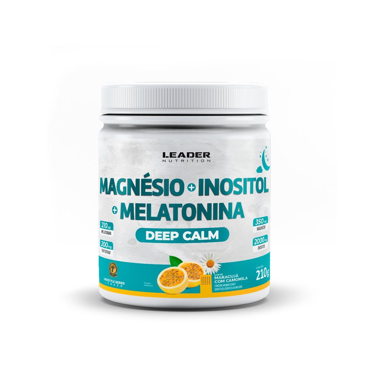Deep Calm - 210g Maracuj� Com Camomila - Leader Nutrition