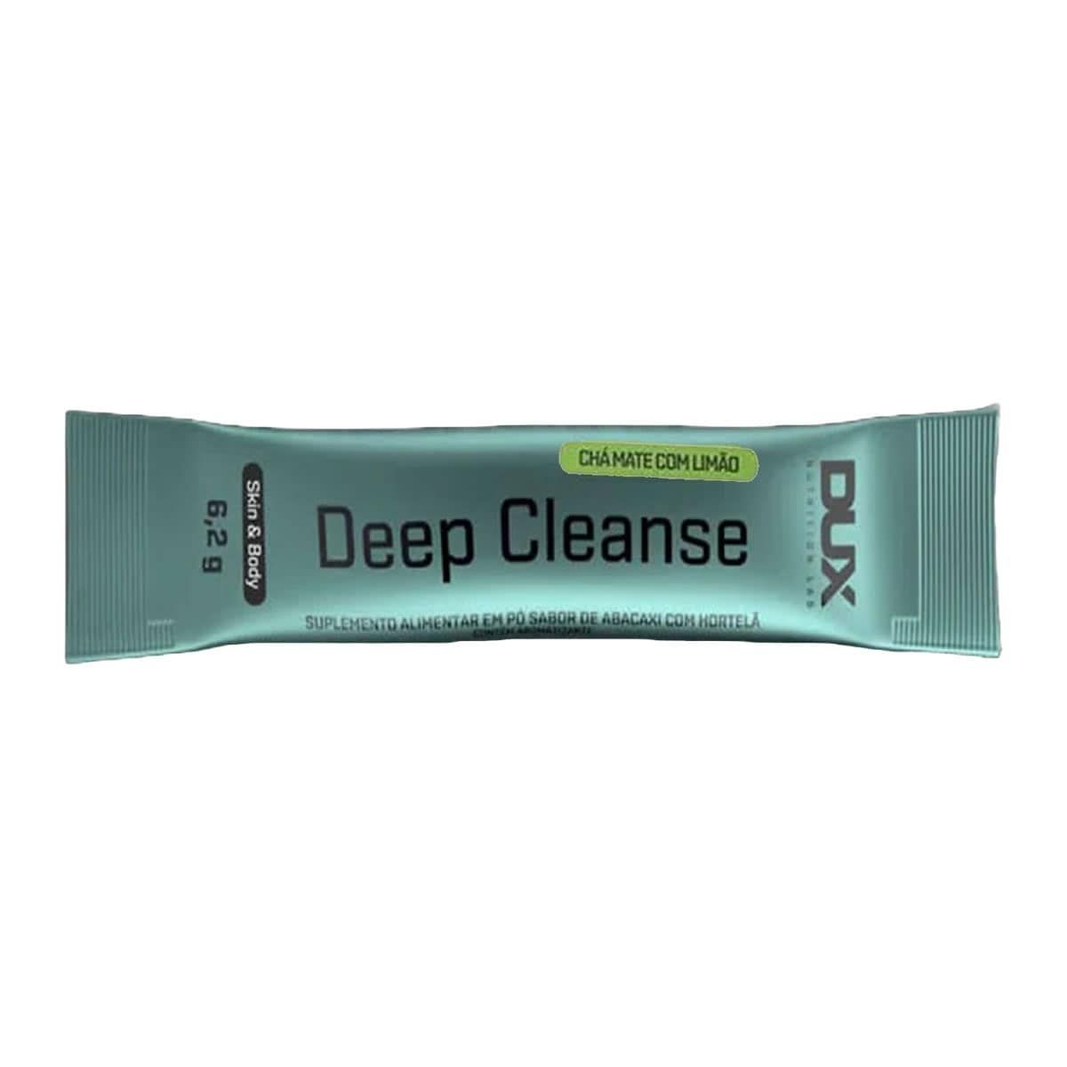 Deep Cleanse - 1 Stick 6,2g Ch� Mate Com Lim�o - Dux Nutrition