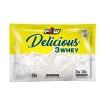 Delicious 3 Whey - 1 Sach� 40g Wheyzinho - FTW*** AVARIA EMBALAGEM *** Data Venc. 30/06/2024