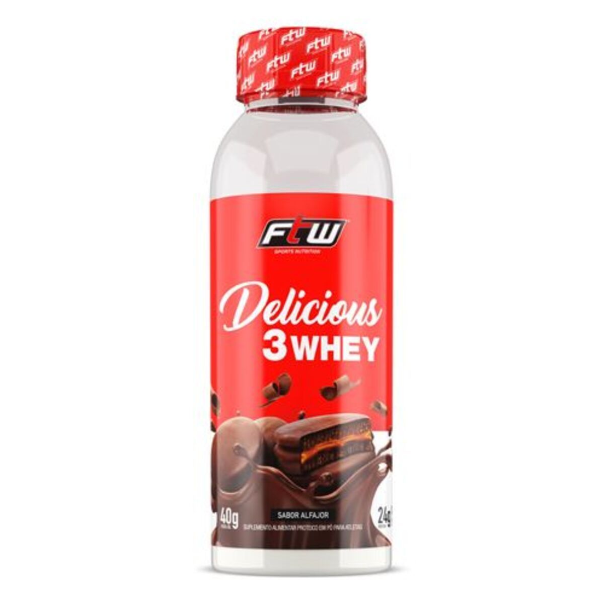 Delicious 3 Whey - 40g Alfajor - FTW*** Data Venc. 30/09/2024