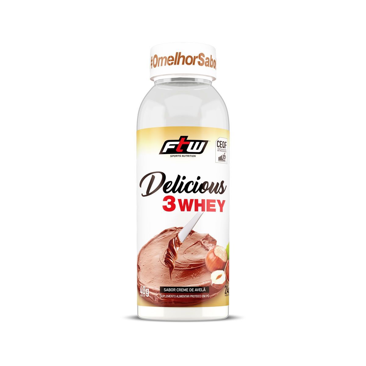 Delicious 3 Whey - 40g Creme de Avel� - FTW