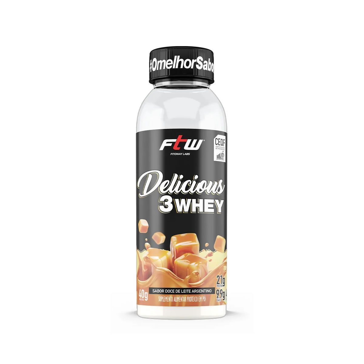 Delicious 3 Whey - 40g Doce de Leite Argentino - Ftw*** Data Venc. 30/09/2025