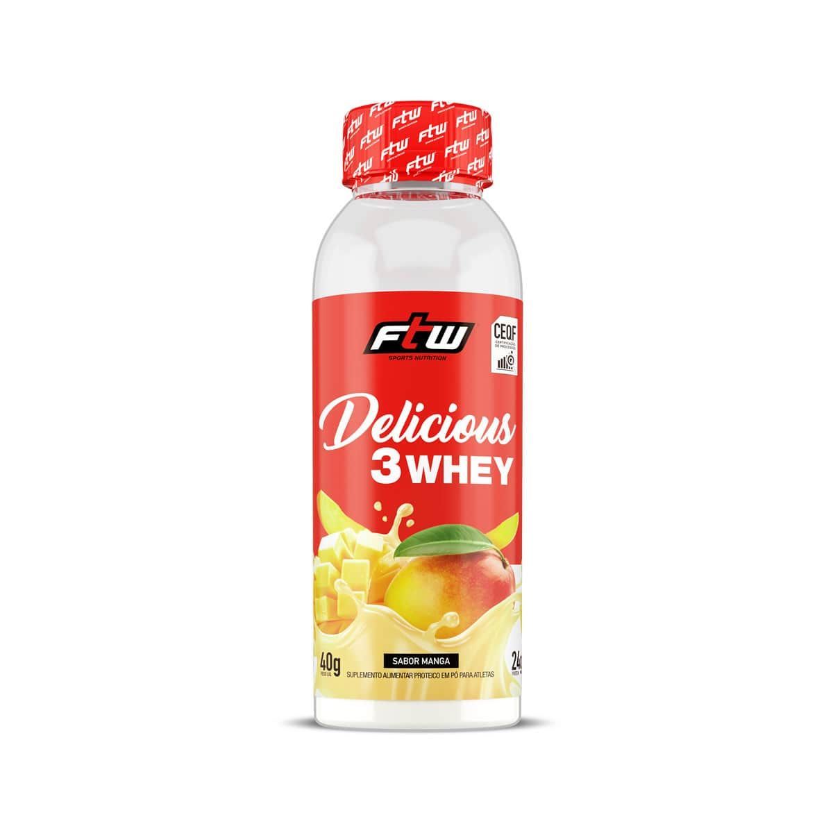 Delicious 3 Whey - 40g Manga - FTW