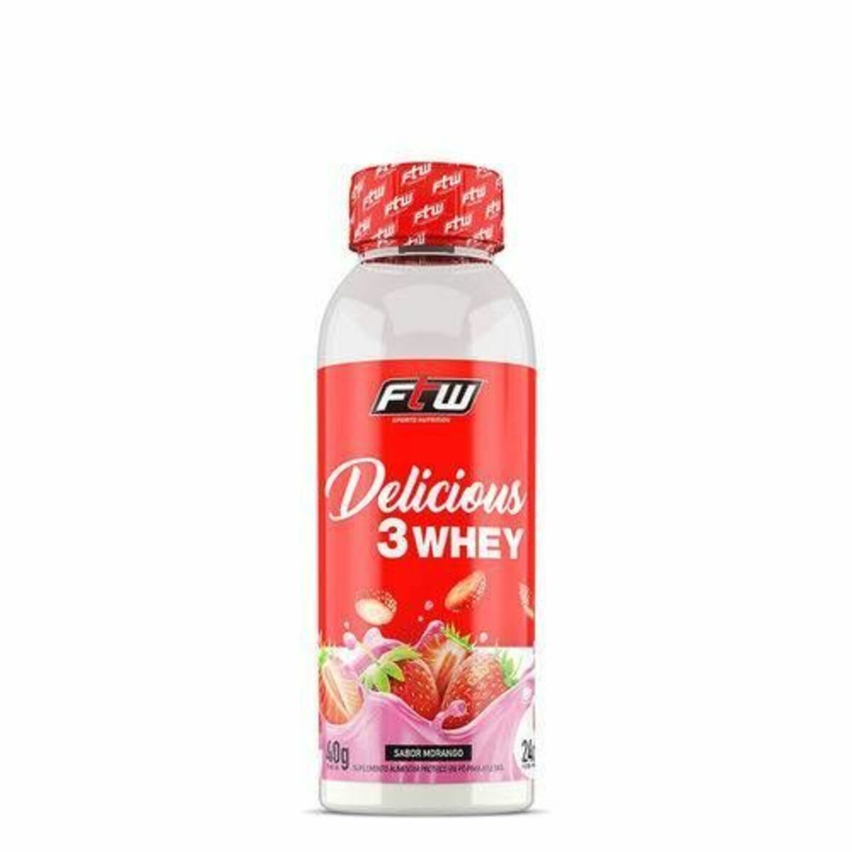 Delicious 3 Whey - 40g Morango - FTW*** Data Venc. 30/11/2024