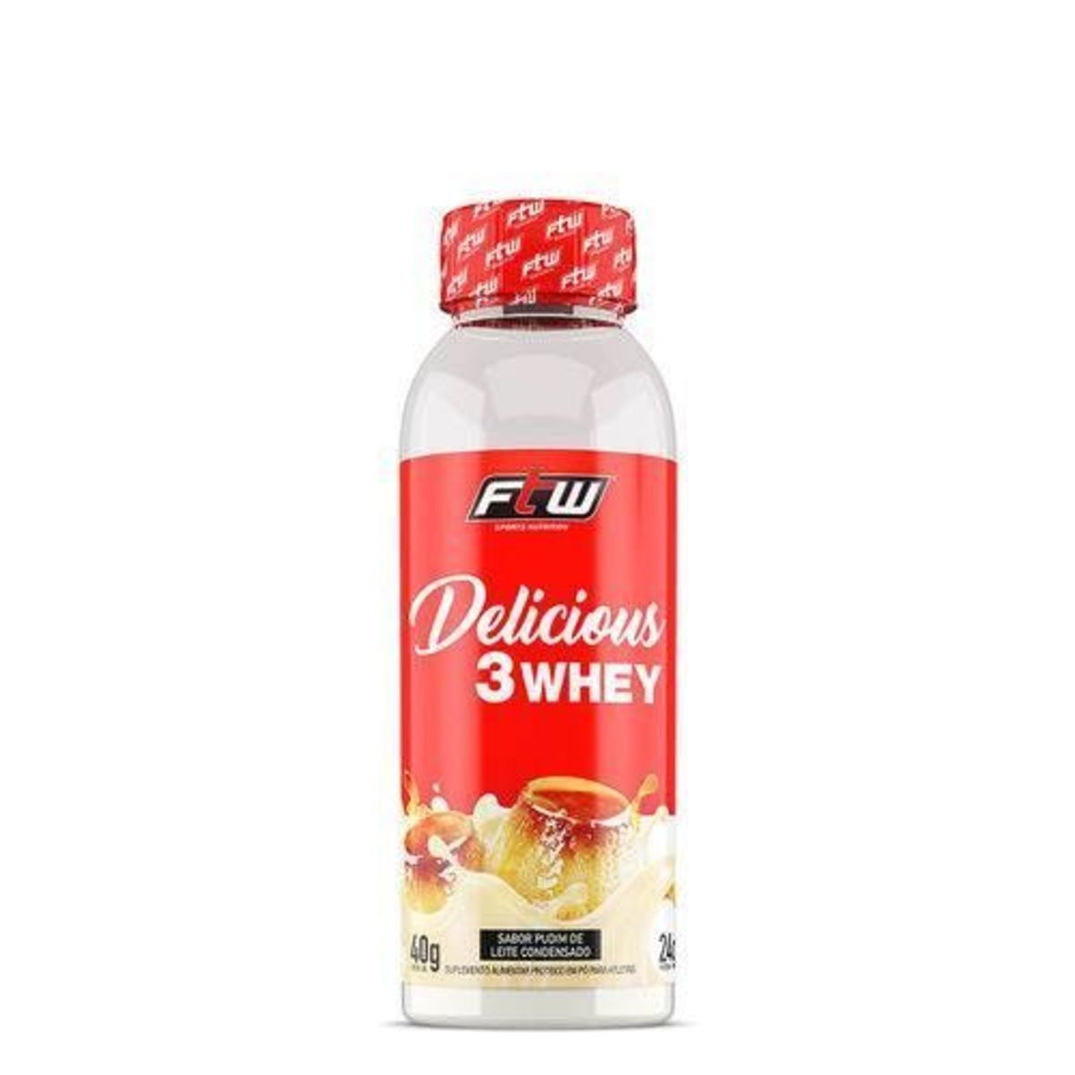 Delicious 3 Whey - 40g Pudim de Leite Condensado - FTW