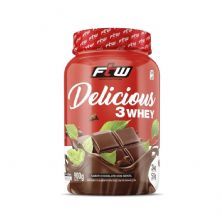 Delicious 3 Whey - 900g Chocolate com Menta - FTW