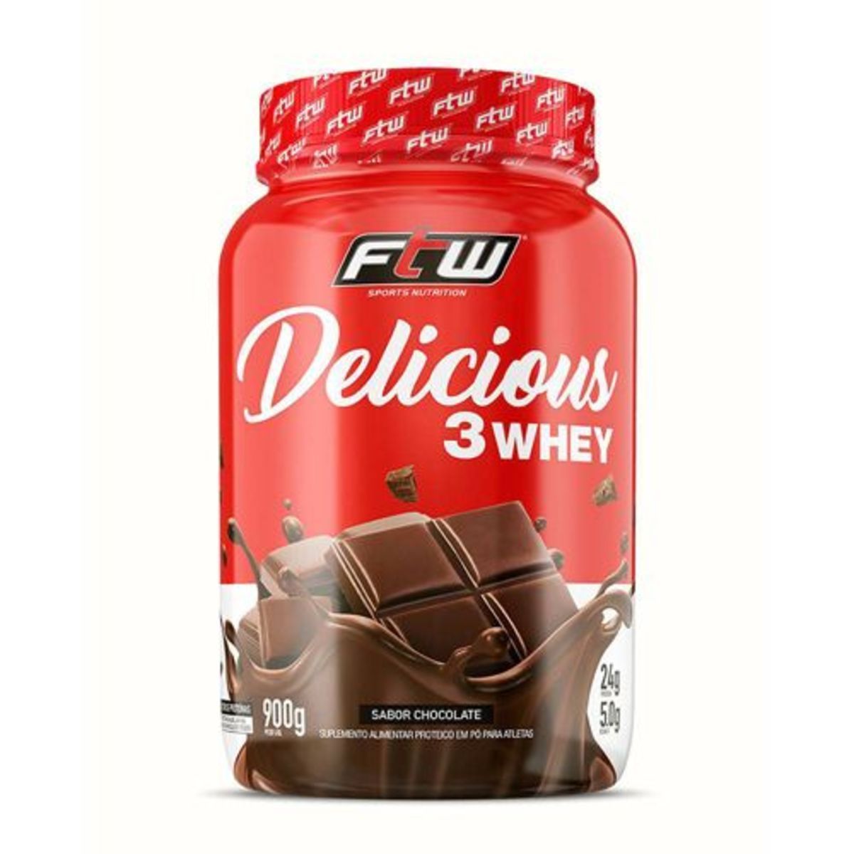 Delicious 3 Whey - 900g Chocolate - FTW*** Data Venc. 30/11/2024