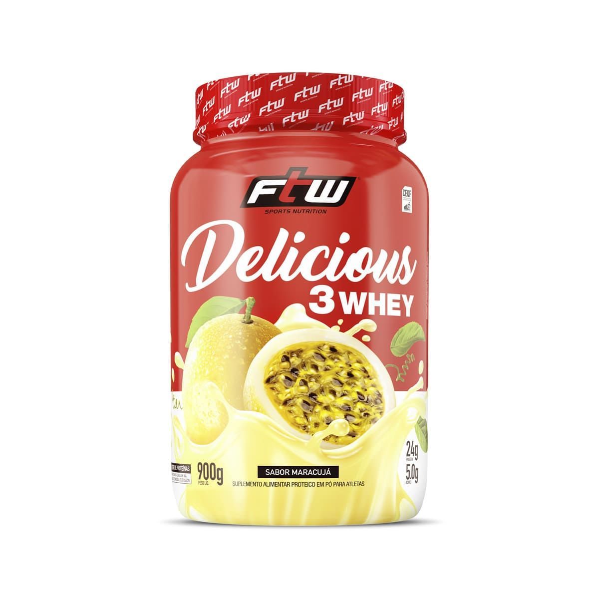 Delicious 3 Whey - 900g Maracuj� - FTW