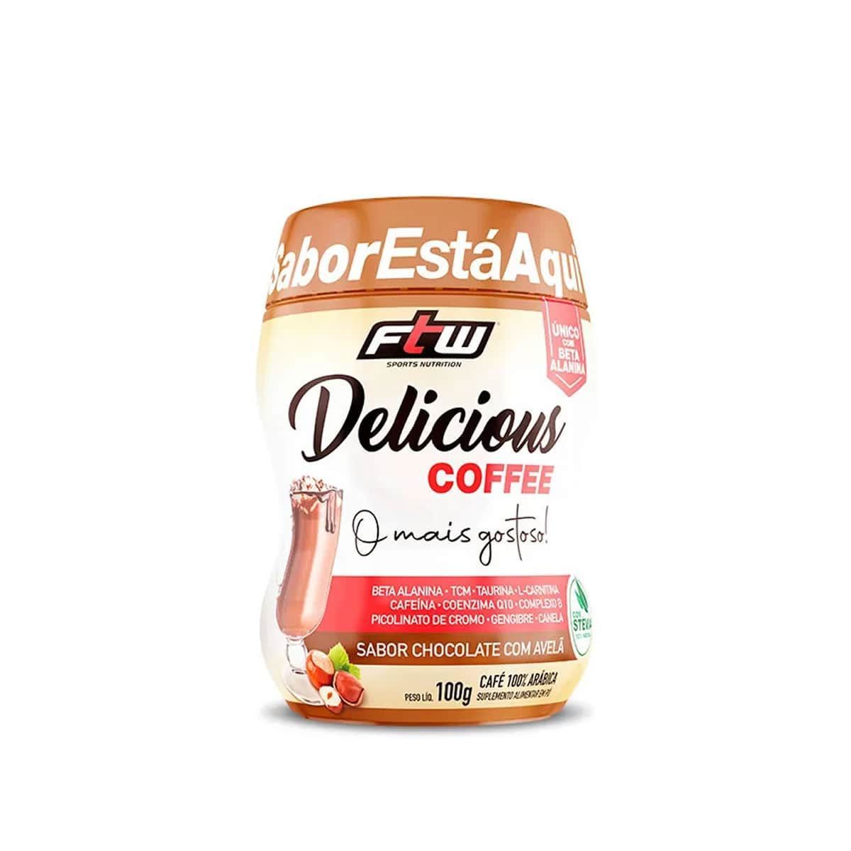 Delicious Coffee - 100g Chocolate com Avel� - FTW*** Data Venc. 30/05/2024