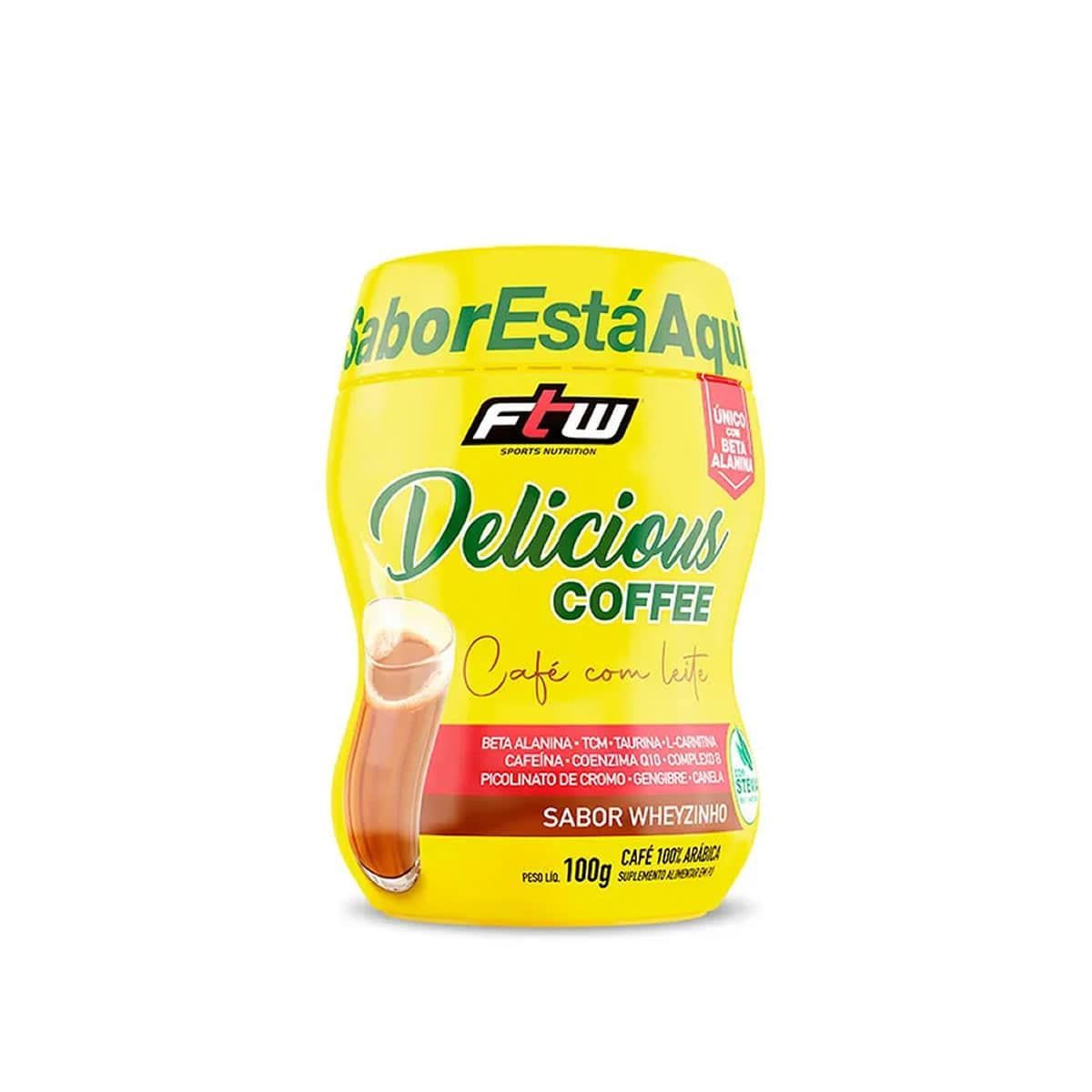 Delicious Coffee - 100g Wheyzinho - FTW*** Data Venc. 30/05/2024