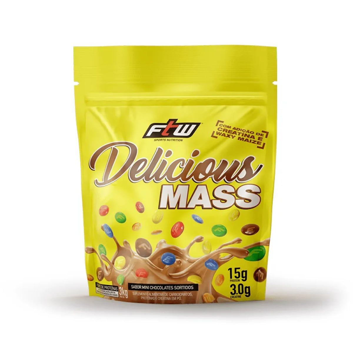 Delicious Mass - 3000g Refil Chocolates Sortidos - FTW*** Data Venc. 30/10/2024