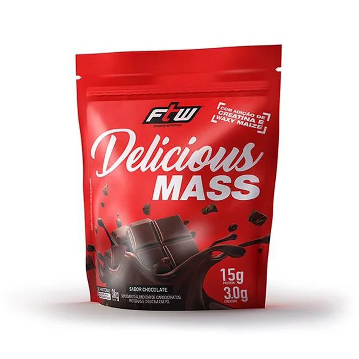 Delicious Mass - 3000g Refil Chocolate - FTW