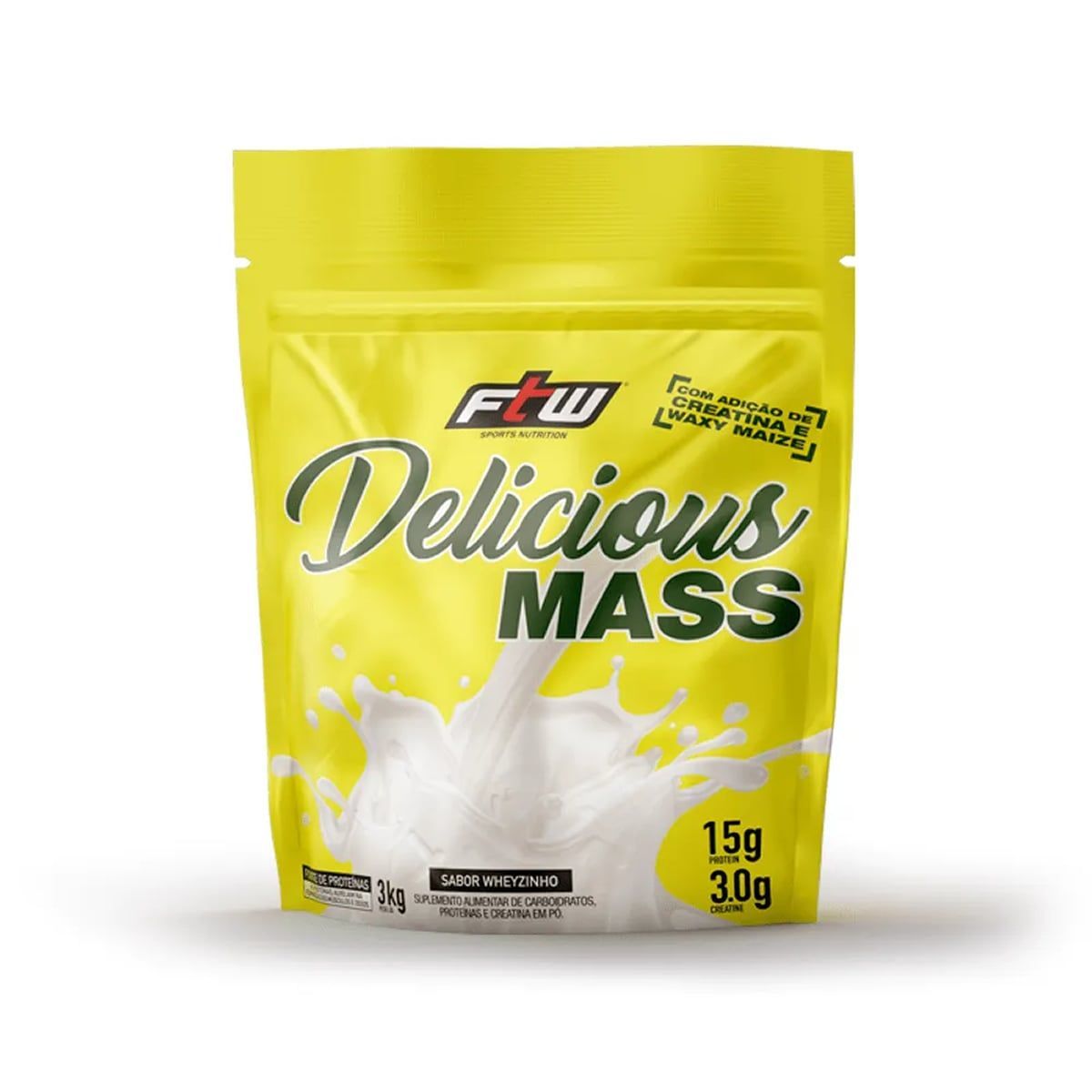 Delicious Mass - 3000g Refil Wheizinho - FTW*** Data Venc. 30/09/2025