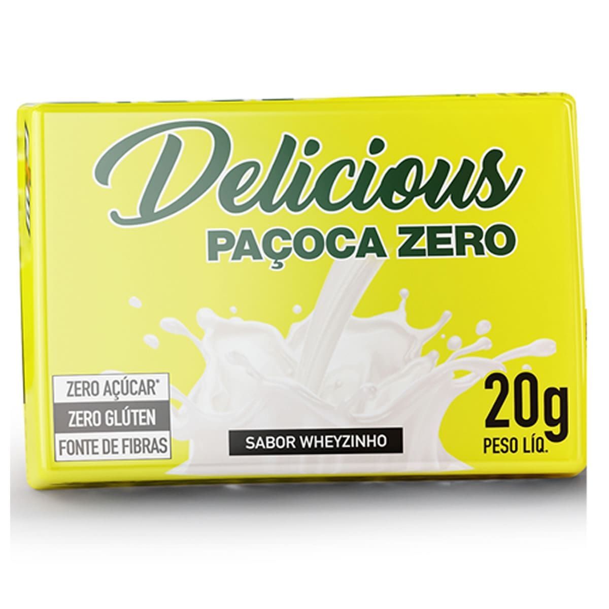 Delicious Pa�oca Zero - 1 Unidade 20g Wheyzinho - FTW