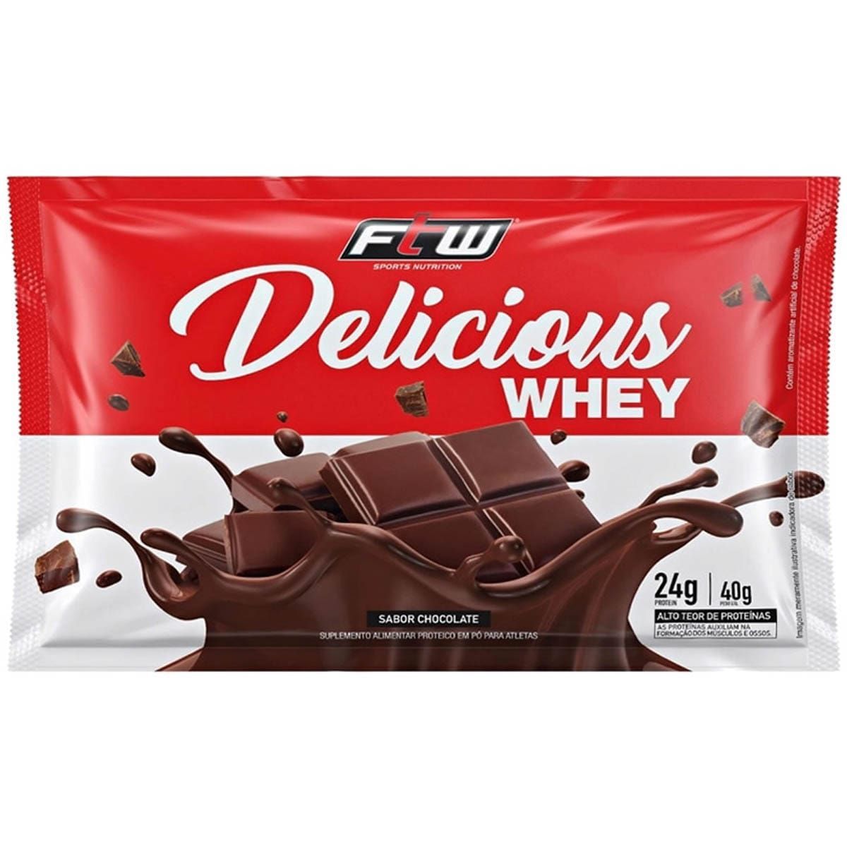 Delicious Whey - 1 Sach� 40g Chocolate - FTW