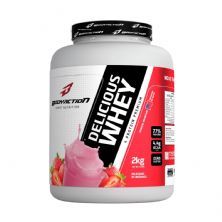 Delicious Whey - 2000g Milkshake de Morango - BodyAction