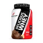 Kit - Delicious Whey - 900g Chocolate dos Alpes + Coqueteleira - BodyAction