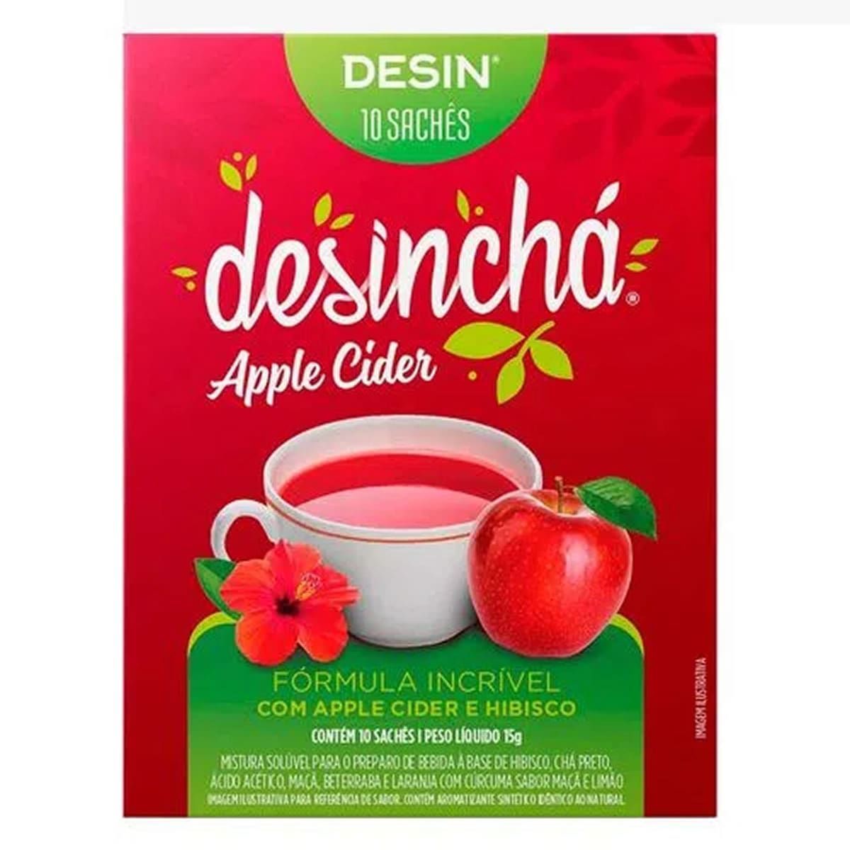 Desin Apple Cider - 10 Sach�s - Desinch�*** Data Venc. 30/01/2025