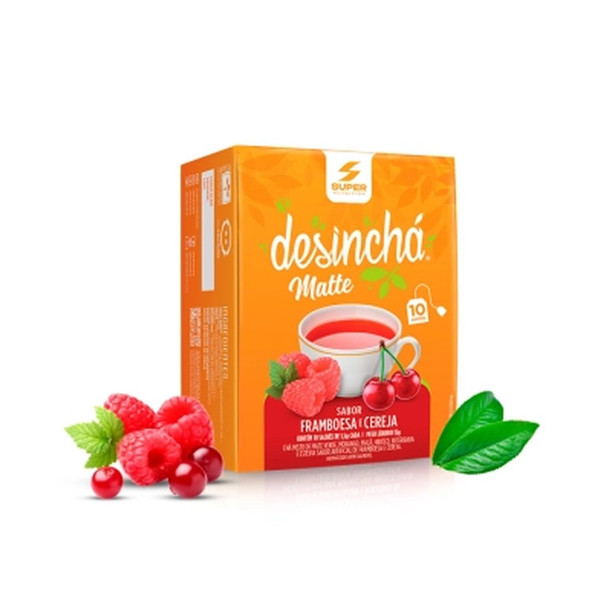 Desinch� Matte - 10 Sach�s Matte Framboesa e Cereja - Desinch�