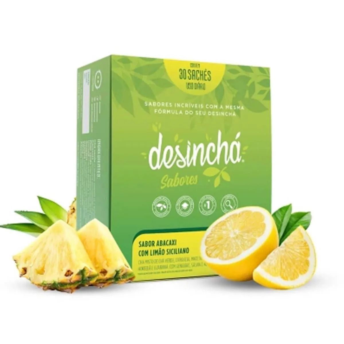 Desinch� Sabores - 30 Sach�s Abacaxi com Lim�o - Desinch�