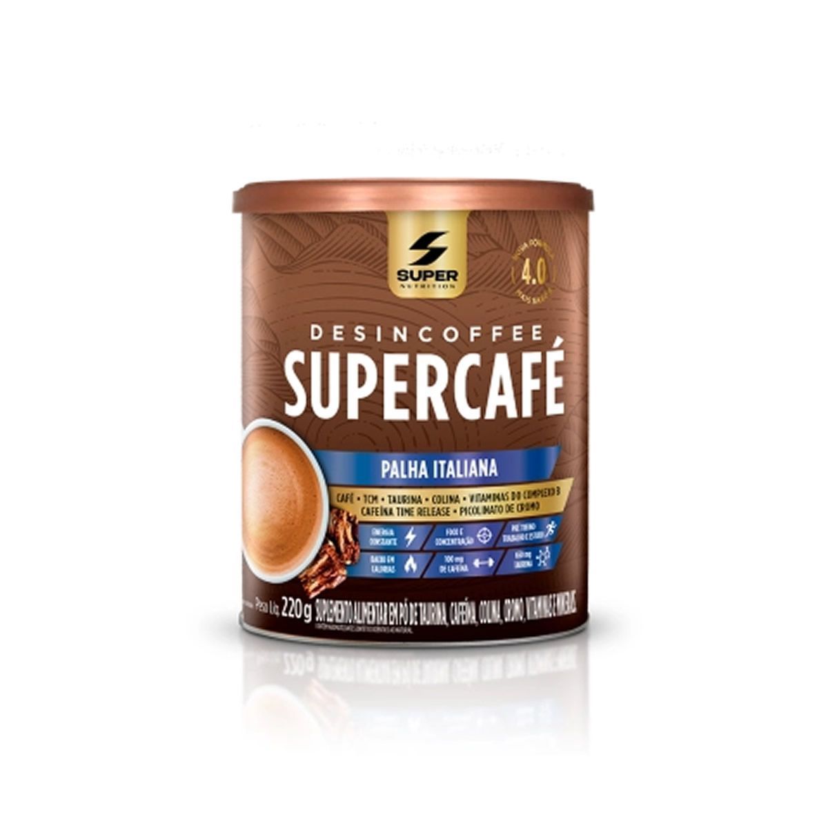 Supercaf� - 220g Palha Italiana - Desinch�