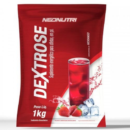 Dextrose - 1000g Morango - NeoNutri