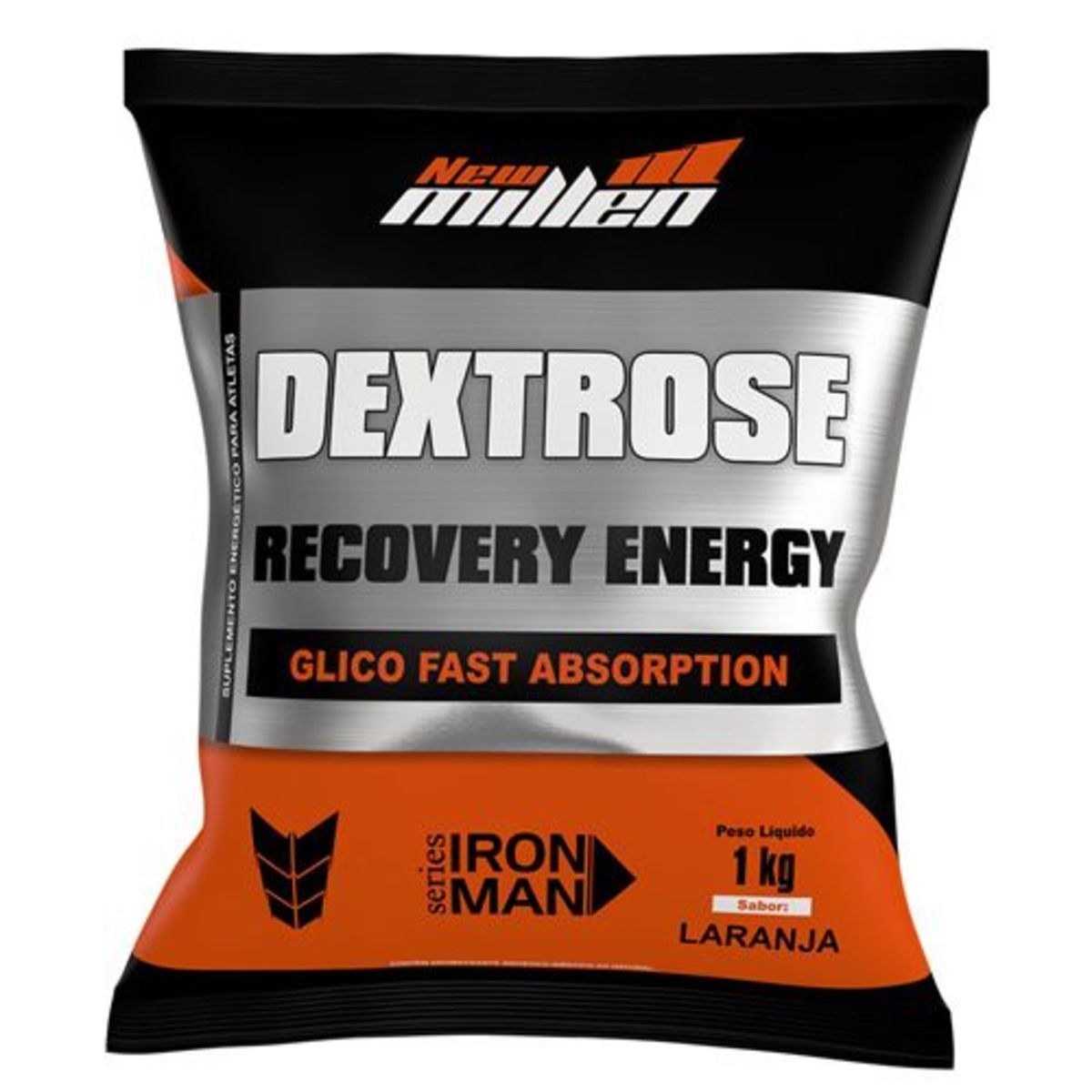 Dextrose - 1000g Refil Laranja - New Millen