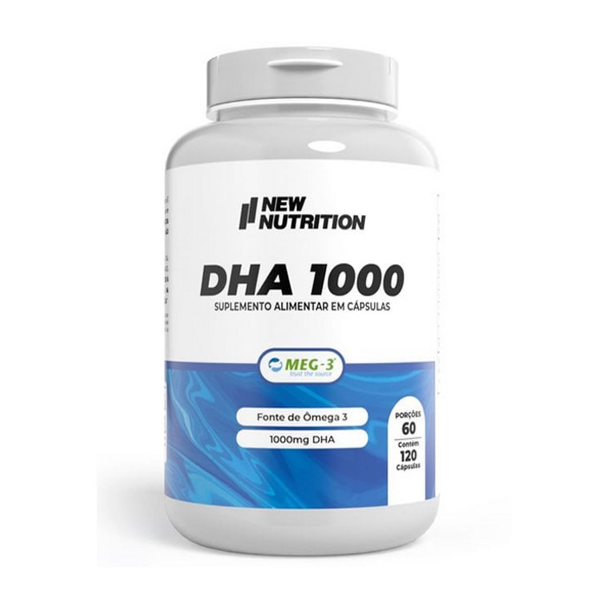 Dha 1000 - 120 C�psulas - Newnutrition