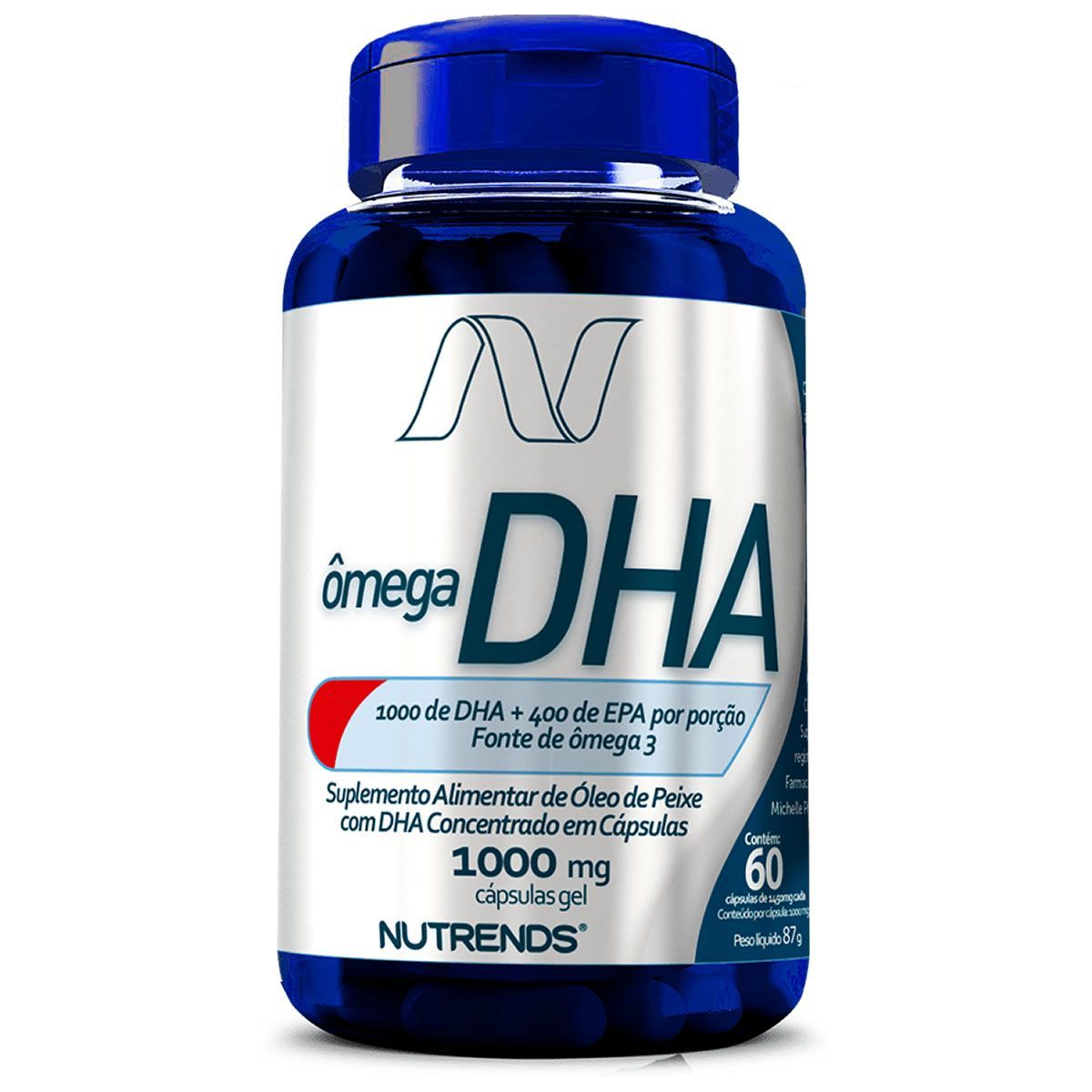 DHA �mega 3 -  60 C�psulas - Nutrends