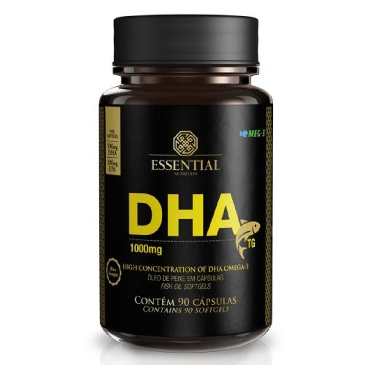 DHA TG - 90 C�psulas 1g - Essential Nutrition
