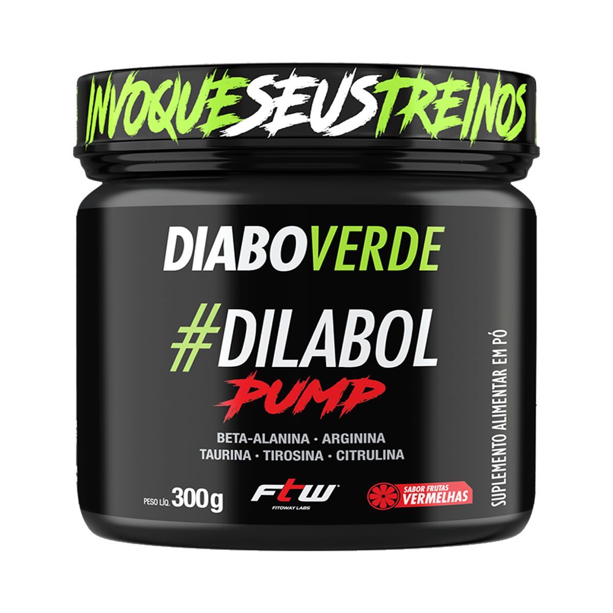 Diabo Verde Dilabol Pump - 300g Frutas Vermelhas - FTW