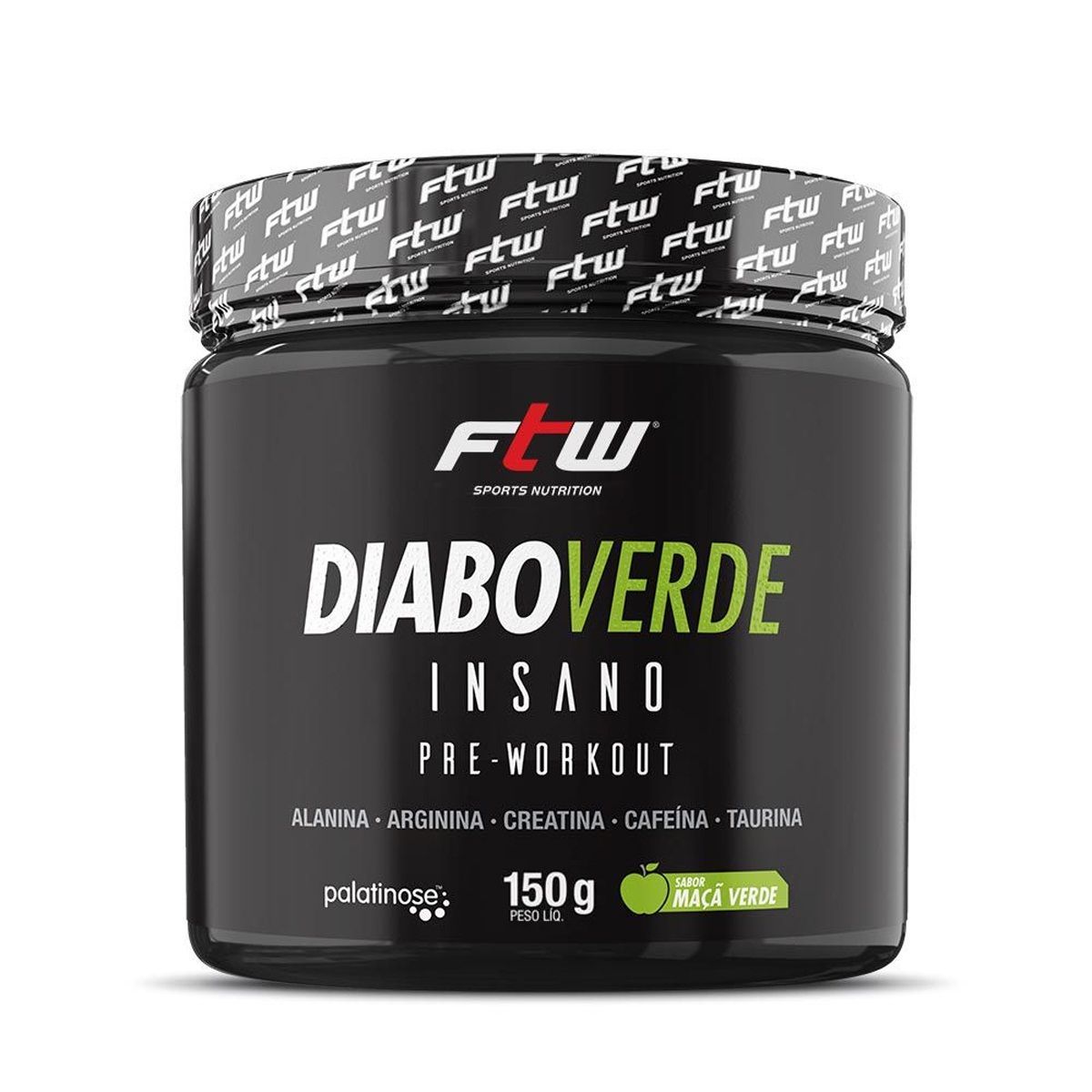 Diabo Verde Insano Pre - Workout - 150g Ma�� Verde - FTW