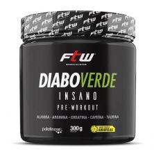 Diabo Verde Insano Pre - Workout - 300g Frutas Amarelas - FTW