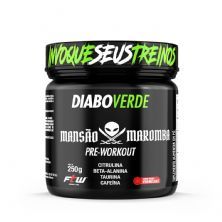 Diabo Verde Pre-Workout Mans�o Maromba - 250g Frutas Vermelhas - FTW