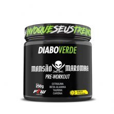 Diabo Verde Pre-Workout Mans�o Maromba - 250g Sabor Tropical - FTW