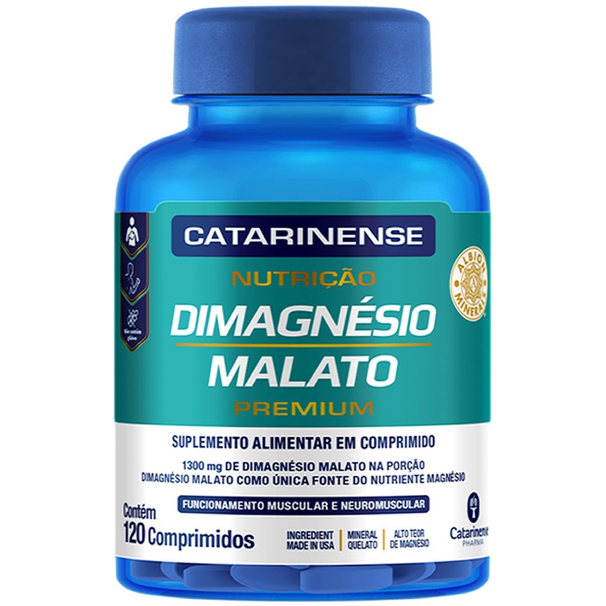 Dimagn�sio Malato - 120 Comprimidos - Catarinense
