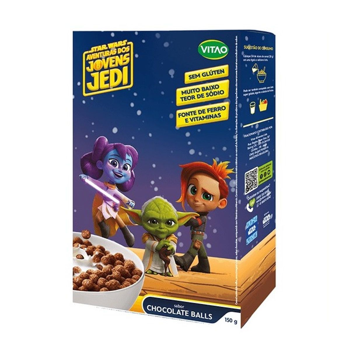 Disney Cereal sem Gl�ten - 150g Chocolate Balls - VITAO*** Data Venc. 01/08/2025