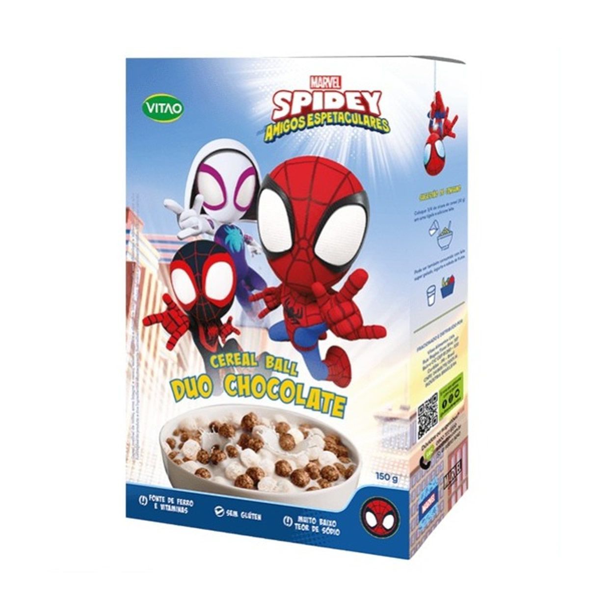 Disney Cereal sem Gl�ten - 150g Duo Chocolate - VITAO