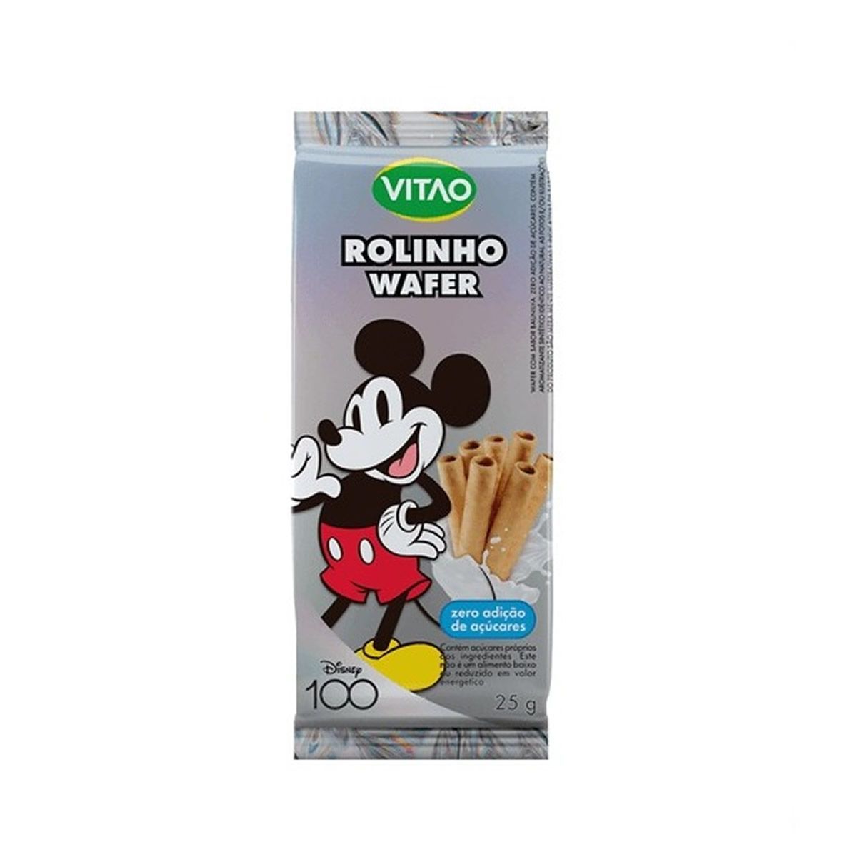 Disney Rolinho Wafer Zero - 25g - VITAO*** Data Venc. 17/01/2025