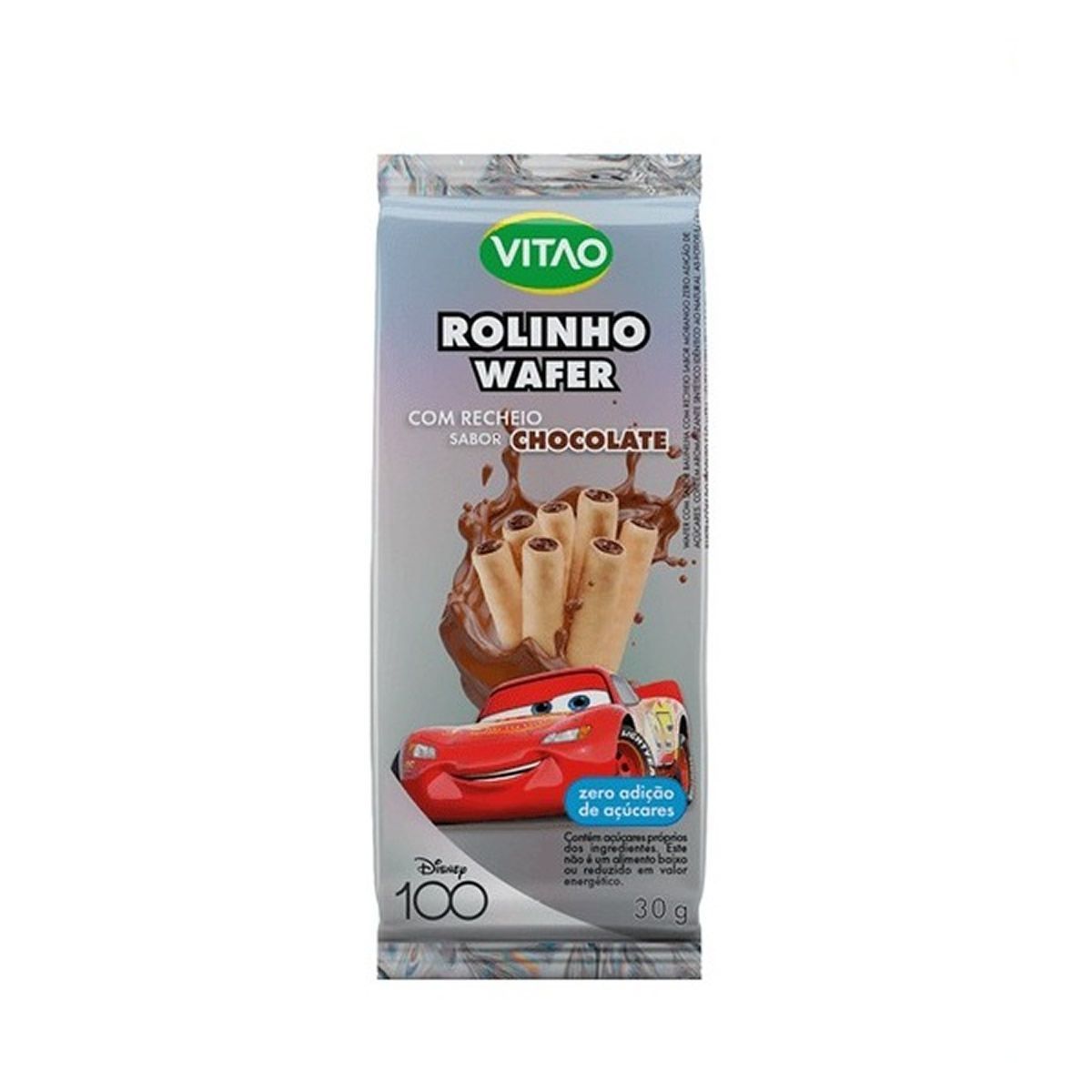 Disney Rolinho Wafer Zero - 30g Chocolate - VITAO*** Data Venc. 07/02/2025