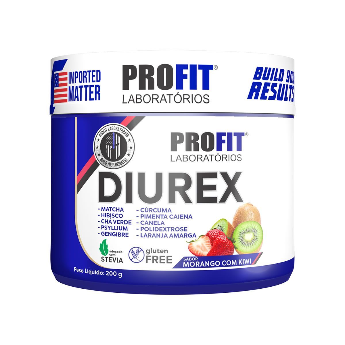 Diurex - 200g Morango Com Kiwi - Profit Laborat�rios