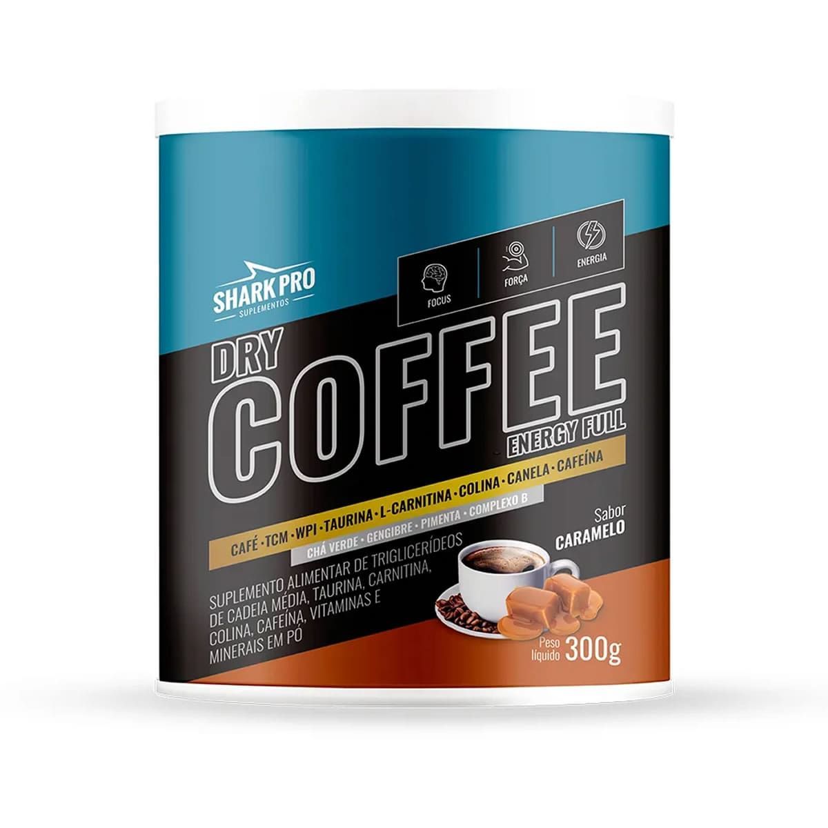 Dry Coffee - 300g Caramelo - Shark Pro