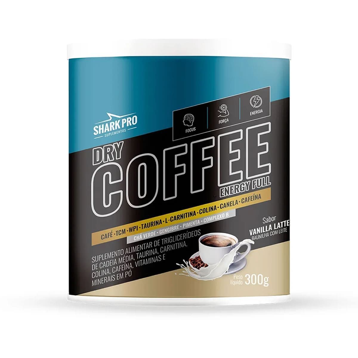 Dry Coffee - 300g Vanilla Latte - Shark Pro