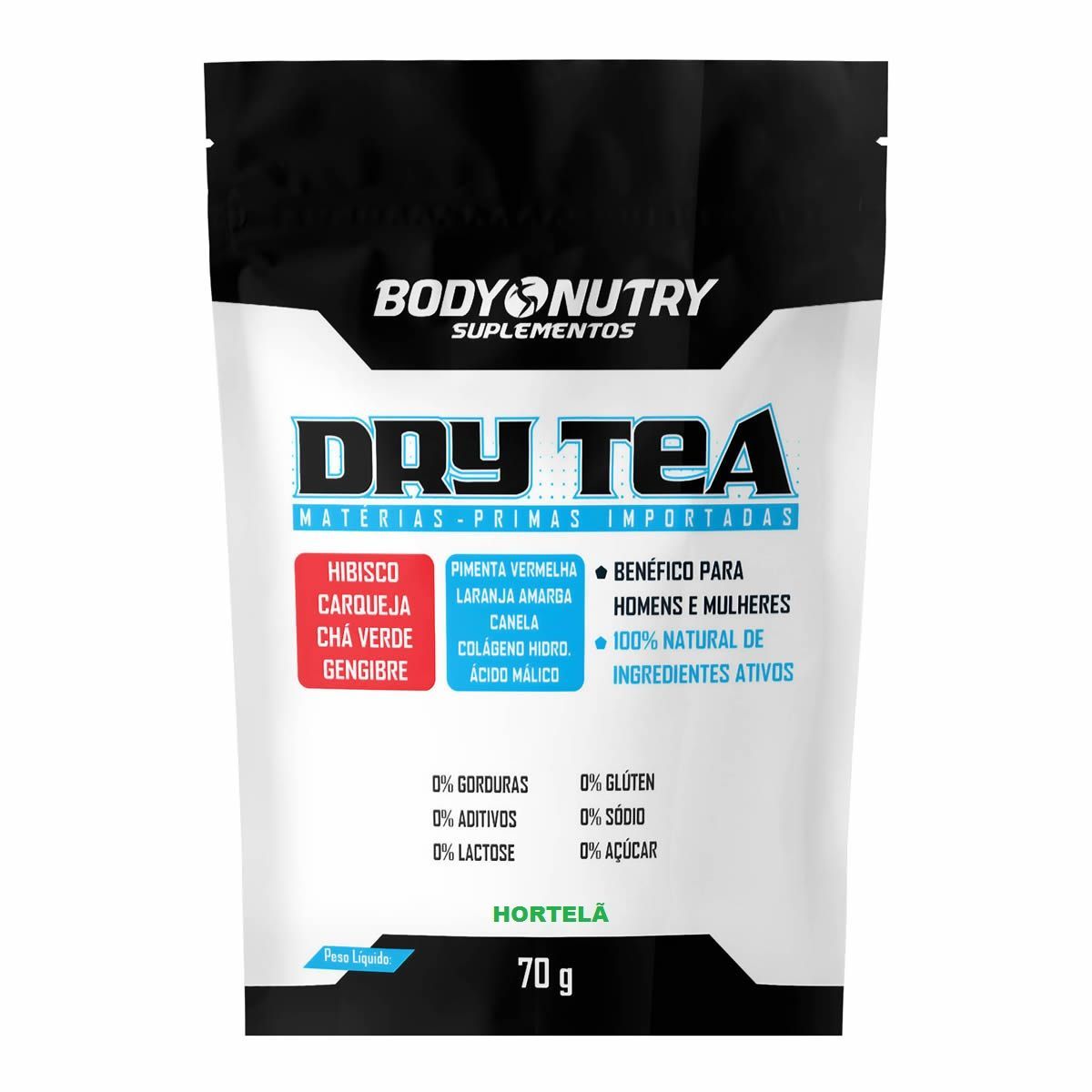 Dry Tea Refil - 70g Hortel� - Body Nutry