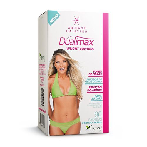 Dualimax Weight Control - 90 C�psulas - Fitoway