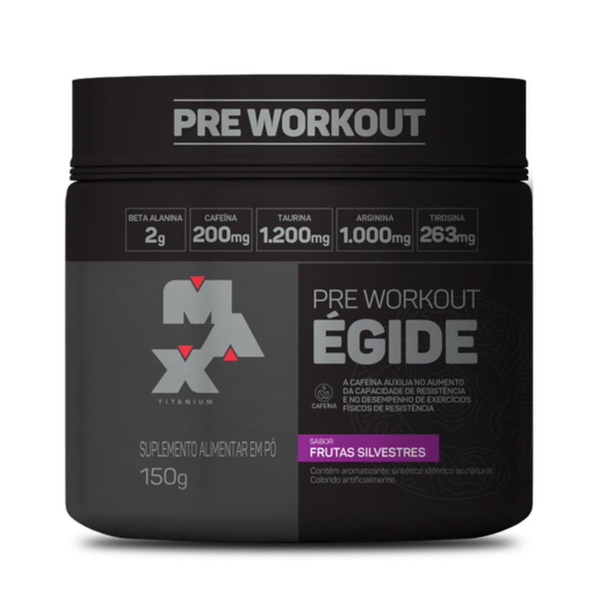 �gide Pre Workout - 150g Frutas Silvestres - Max Titanium*** Data Venc. 25/05/2023