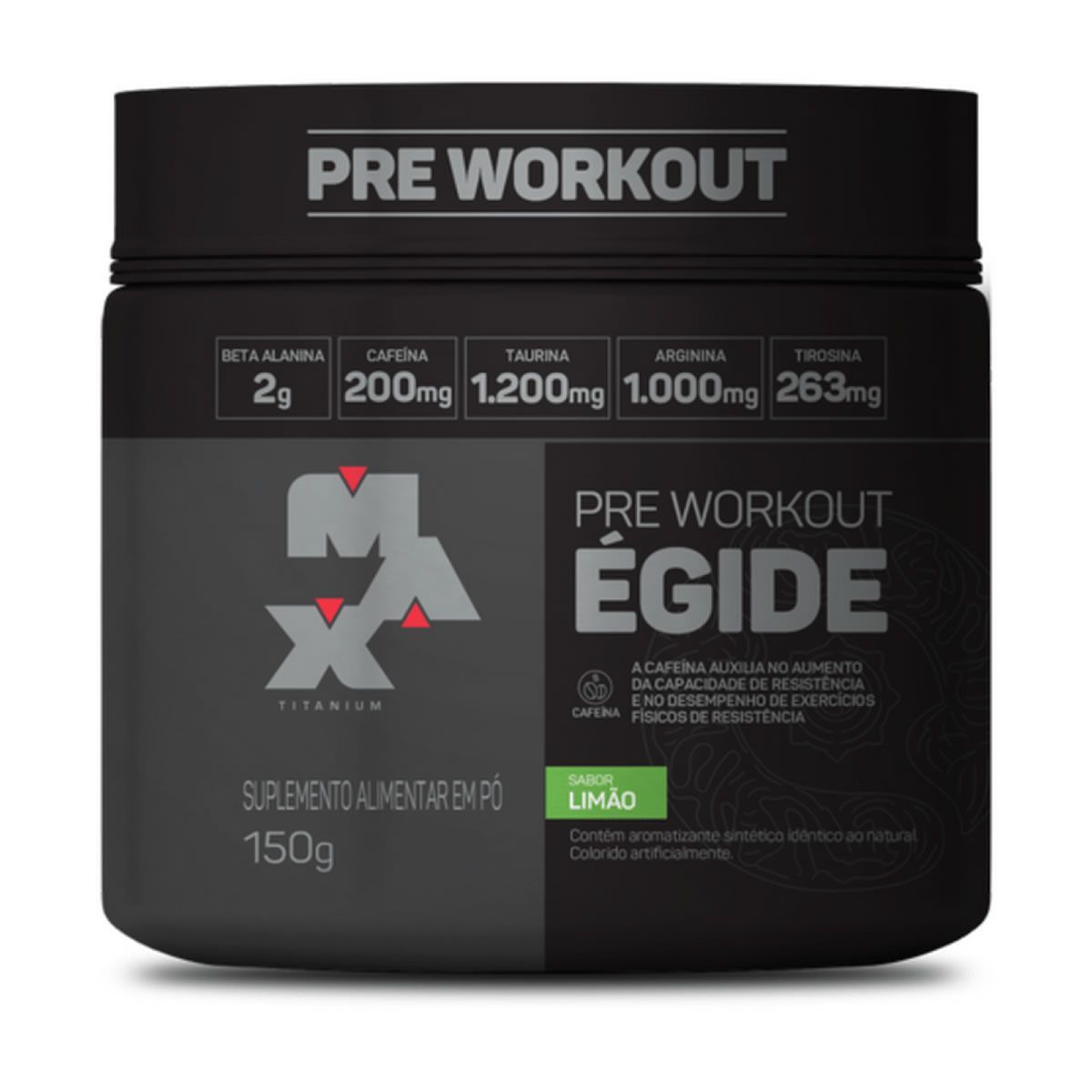 �gide Pre Workout - 150g Lim�o - Max Titanium*** Data Venc. 28/04/2024