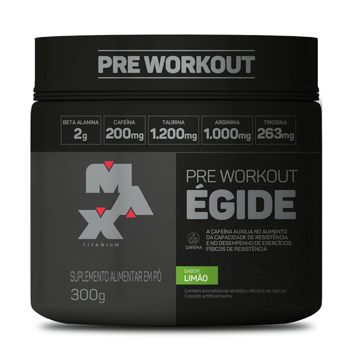 �gide Pre Workout - 300g Lim�o - Max Titanium*** Data Venc. 27/06/2024